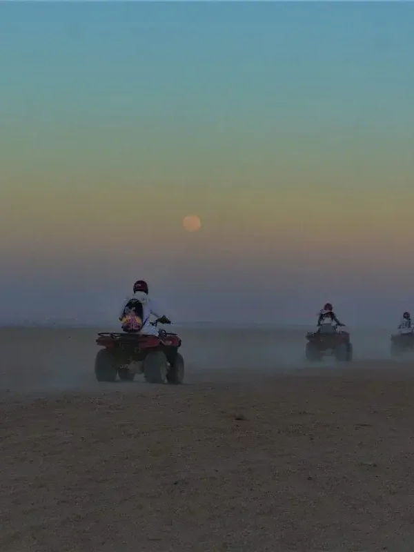 Hurghada desert safari with BBQ dinner and show