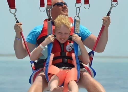 Parasailing from Hurghada
