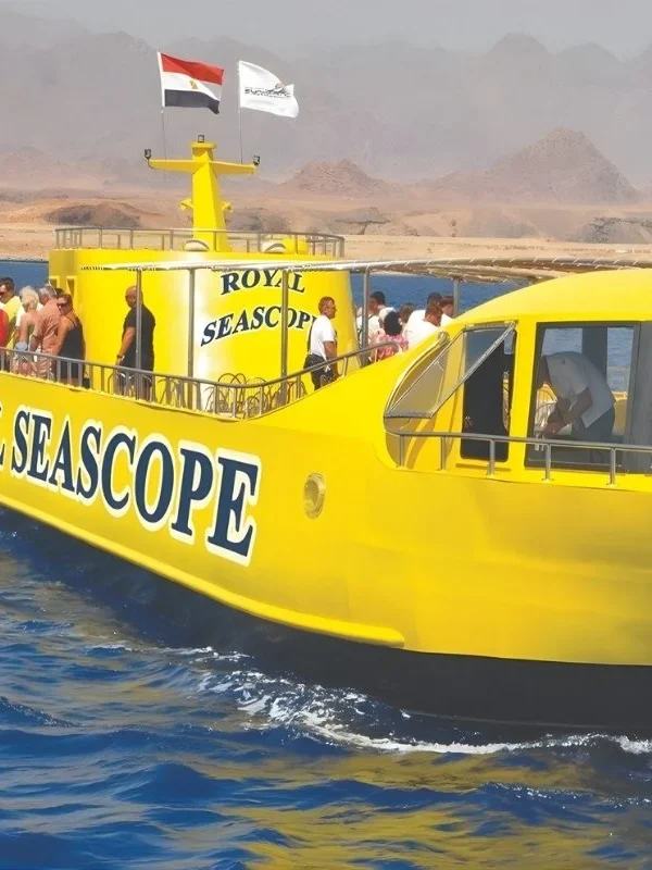 Marsa Alam glass boat tour for families