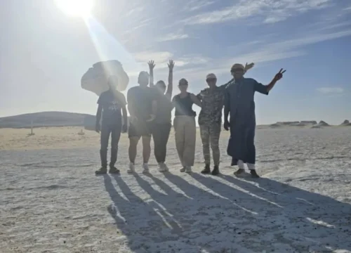 White and Black Desert