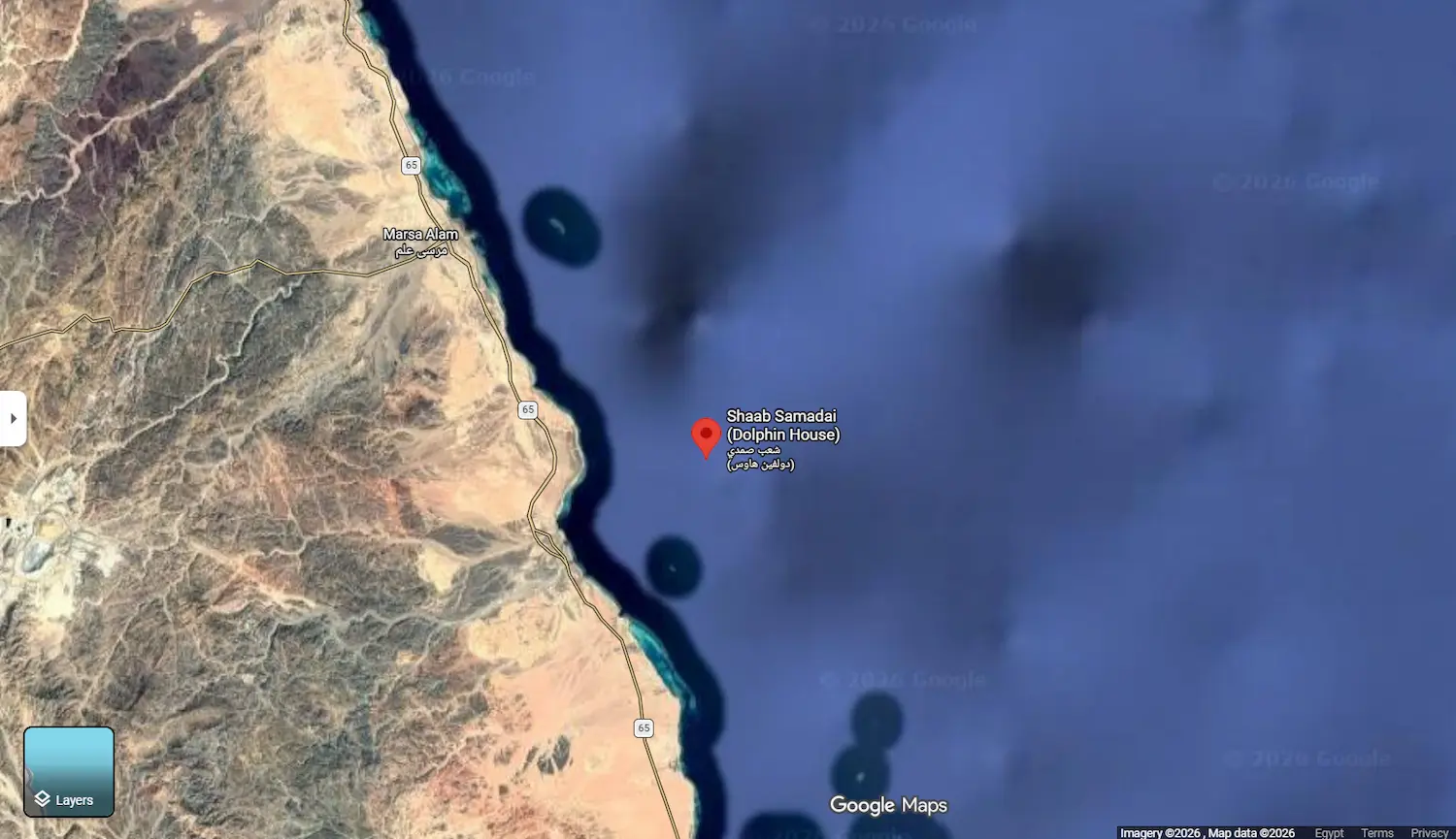 Samadai Dolphin House trip Google map location