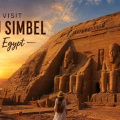 Abu Simbel day trip from Aswan with giant Ramses II statues
