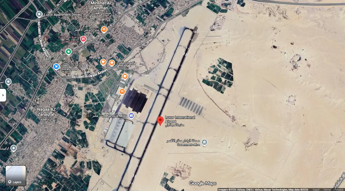  Luxor Airport Transfers Google map location